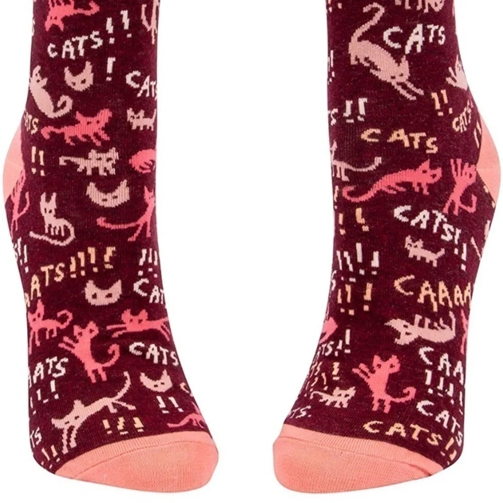 Blue Q Cats Socks NWT